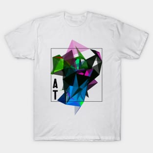 Abstract Geometric Collage T-Shirt